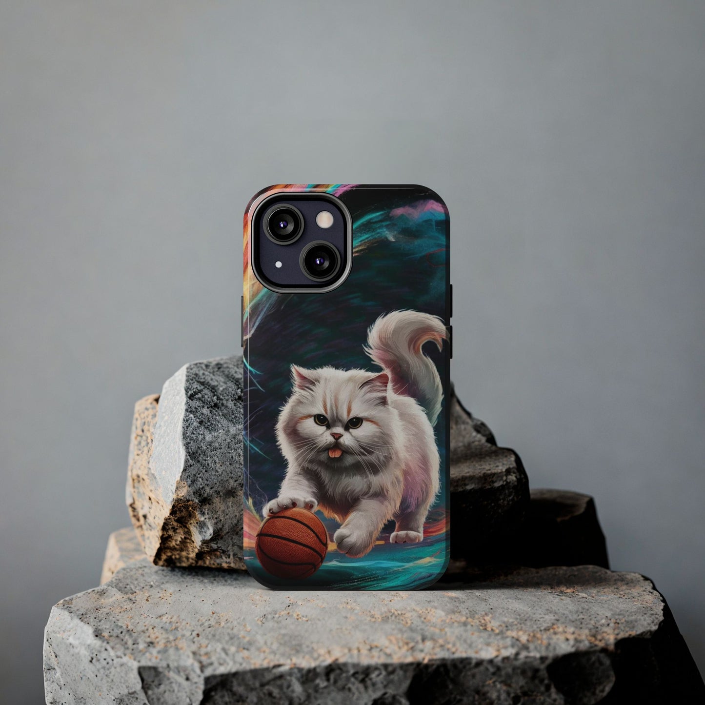 Meowble Dribble Wireless Charging Support Tough Case.