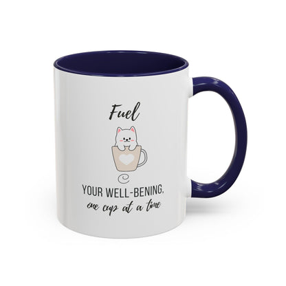 Billien Nap Fuel Printify 11 oz 11oz accent mug Coffee Mugs Holiday Picks Home & Living Kitchen Mugs Spring Essentials two tone White base