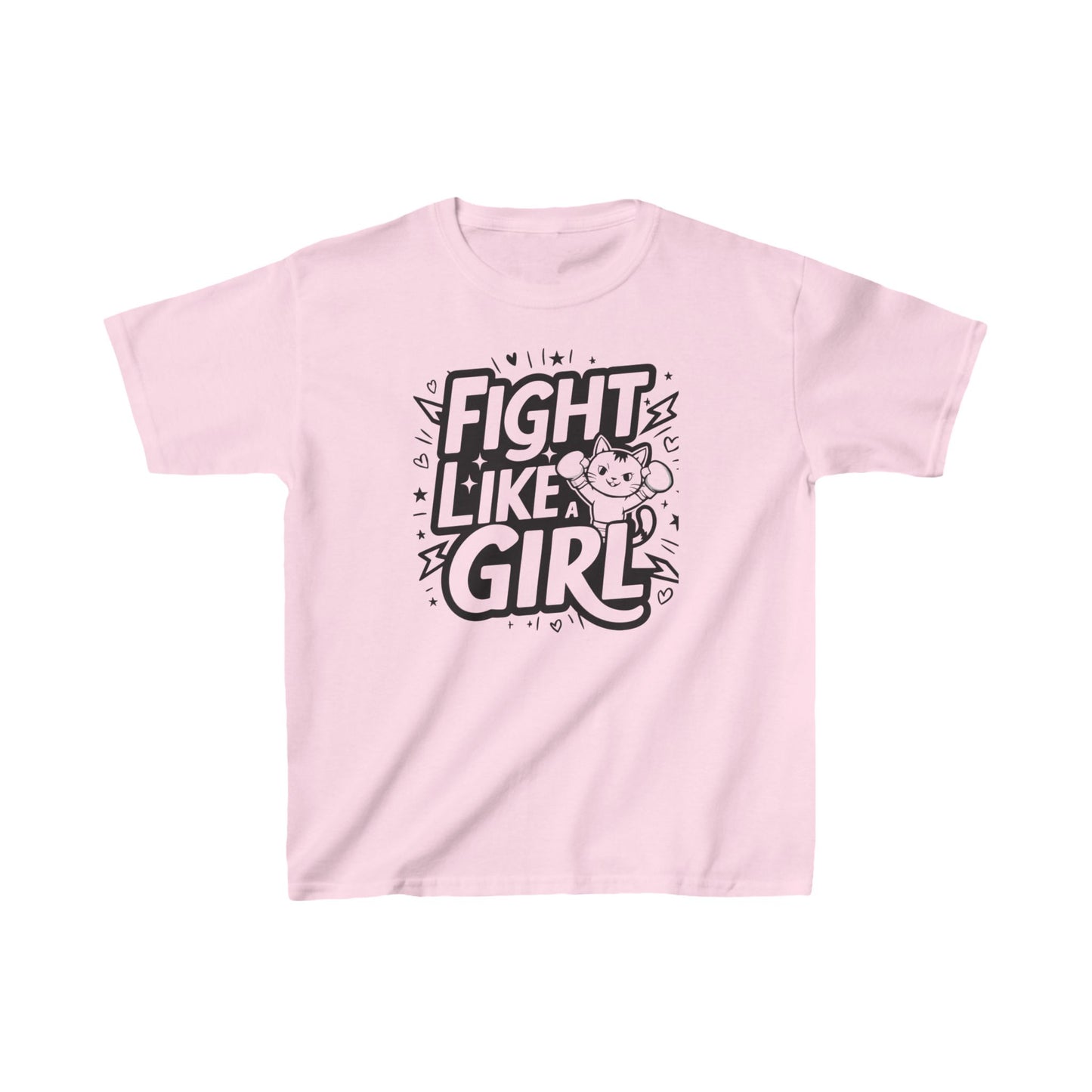 Fight Like Girl Kid Cotton T-Shirt