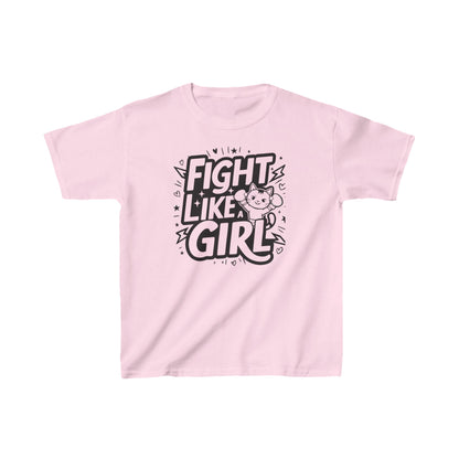 Fight Like Girl Kid Cotton T-Shirt