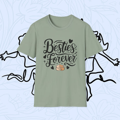Besties Forever Cotton T-Shirt