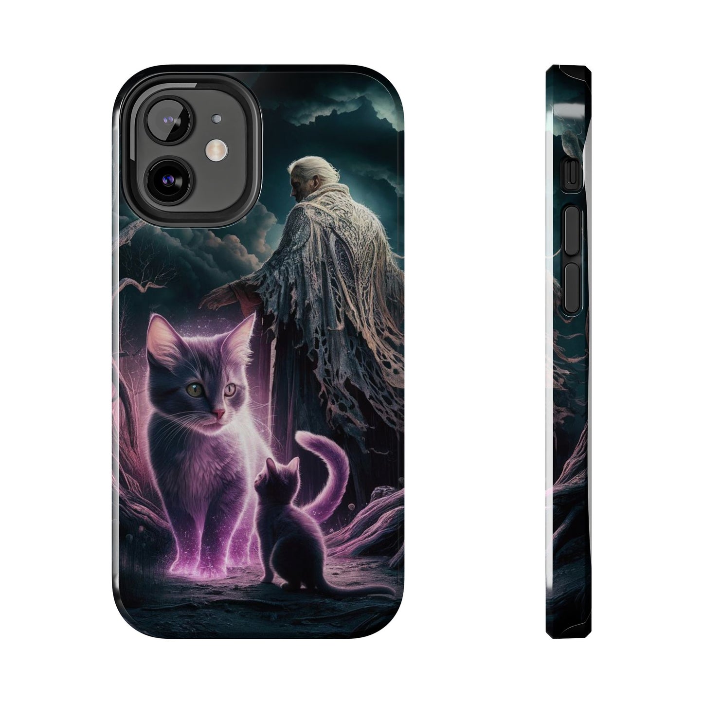Meowmoirs Wireless Charging Support Tough Case
