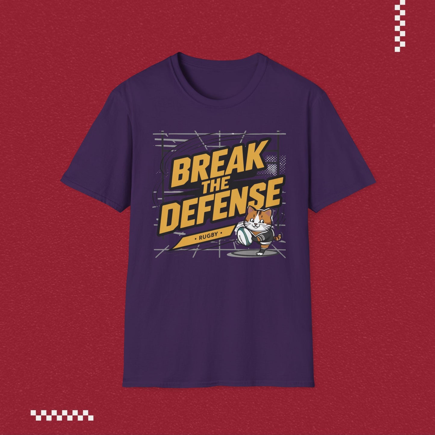Break The Defence Crew Neck Cotton Men Tshirt