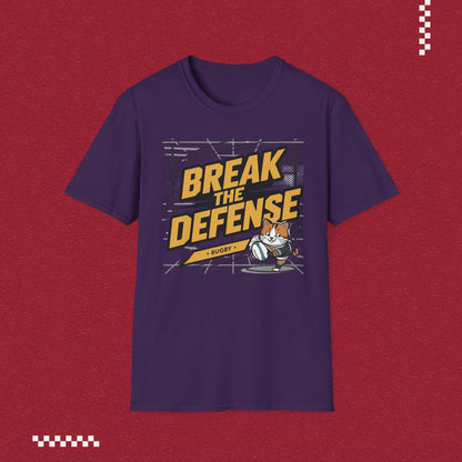 Break The Defence Crew Neck Cotton Men Tshirt