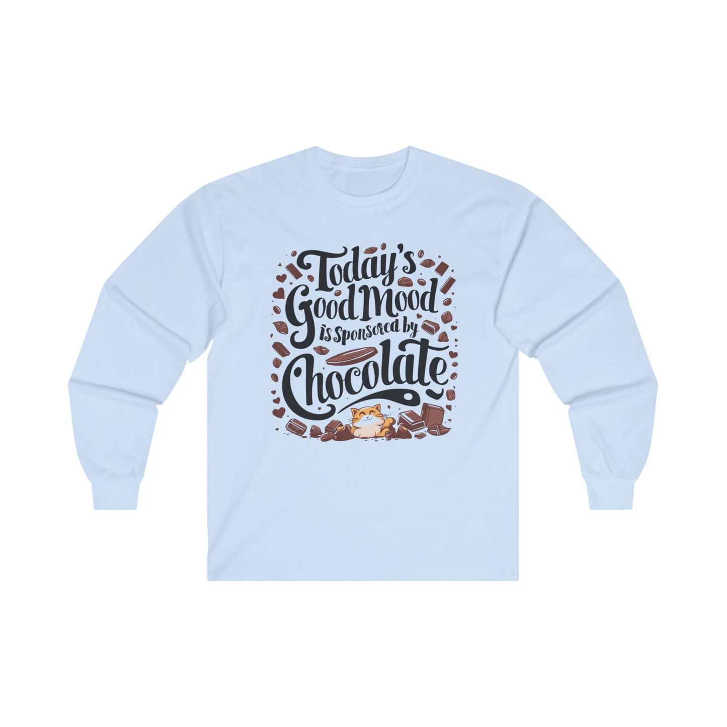Today Good Mood Cotton Long Sleeve Tshirt
