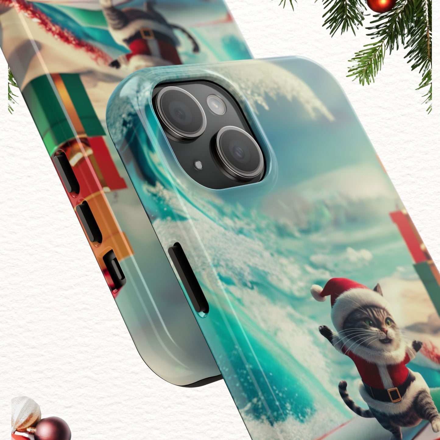 Meow Magic Wireless Charging Support Tough Case.