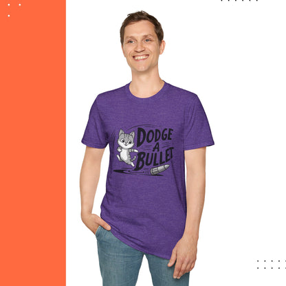 Dodge A Bullet Idiom Cotton T-Shirt