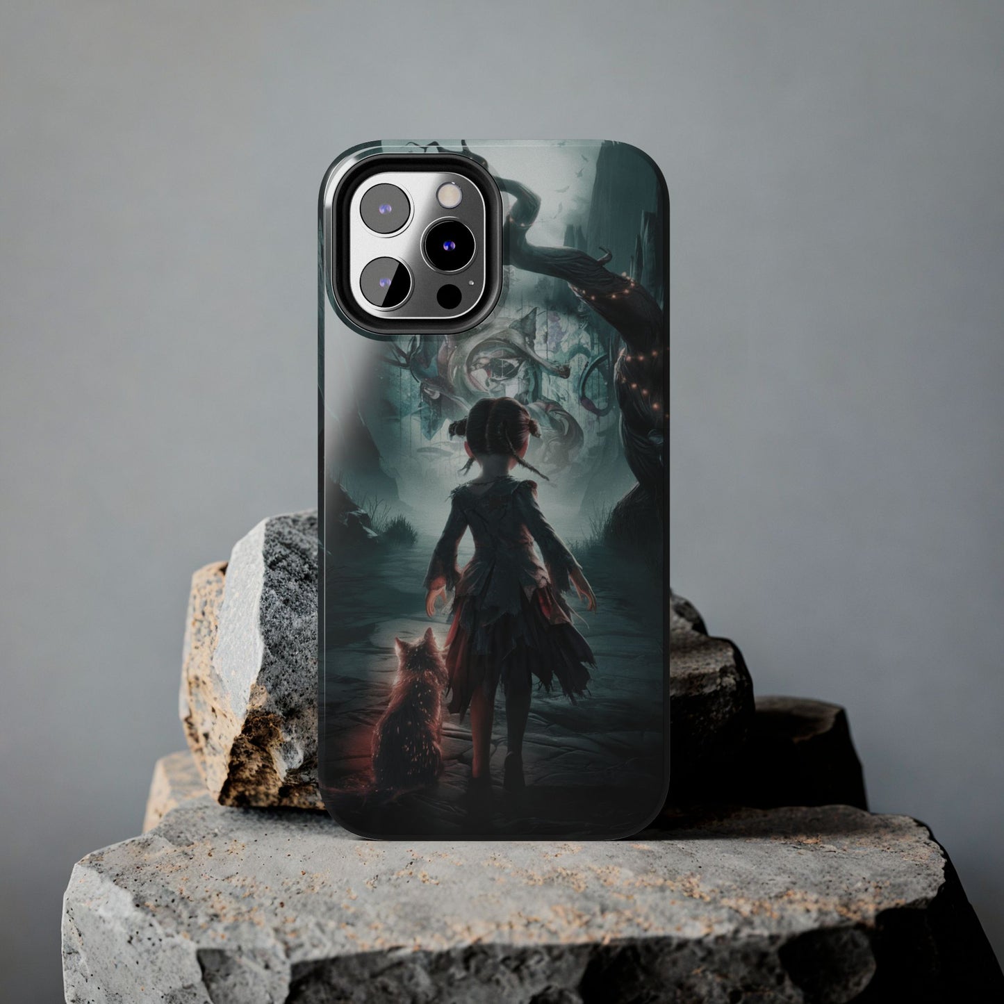 Feline Festivities Wireless Charging Support Tough Case.