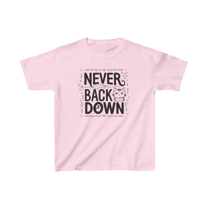 Never Back Down Kid Cotton T-Shirt