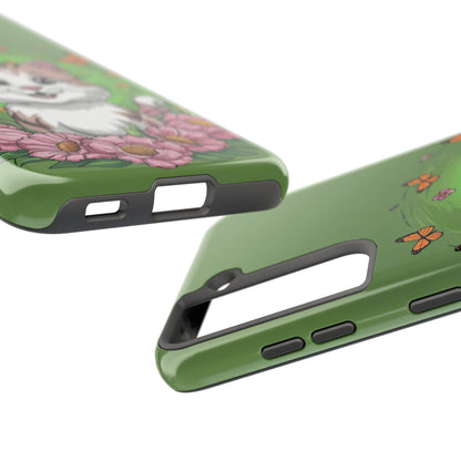 Green Mewsic Wireless Charging Support Tough Case