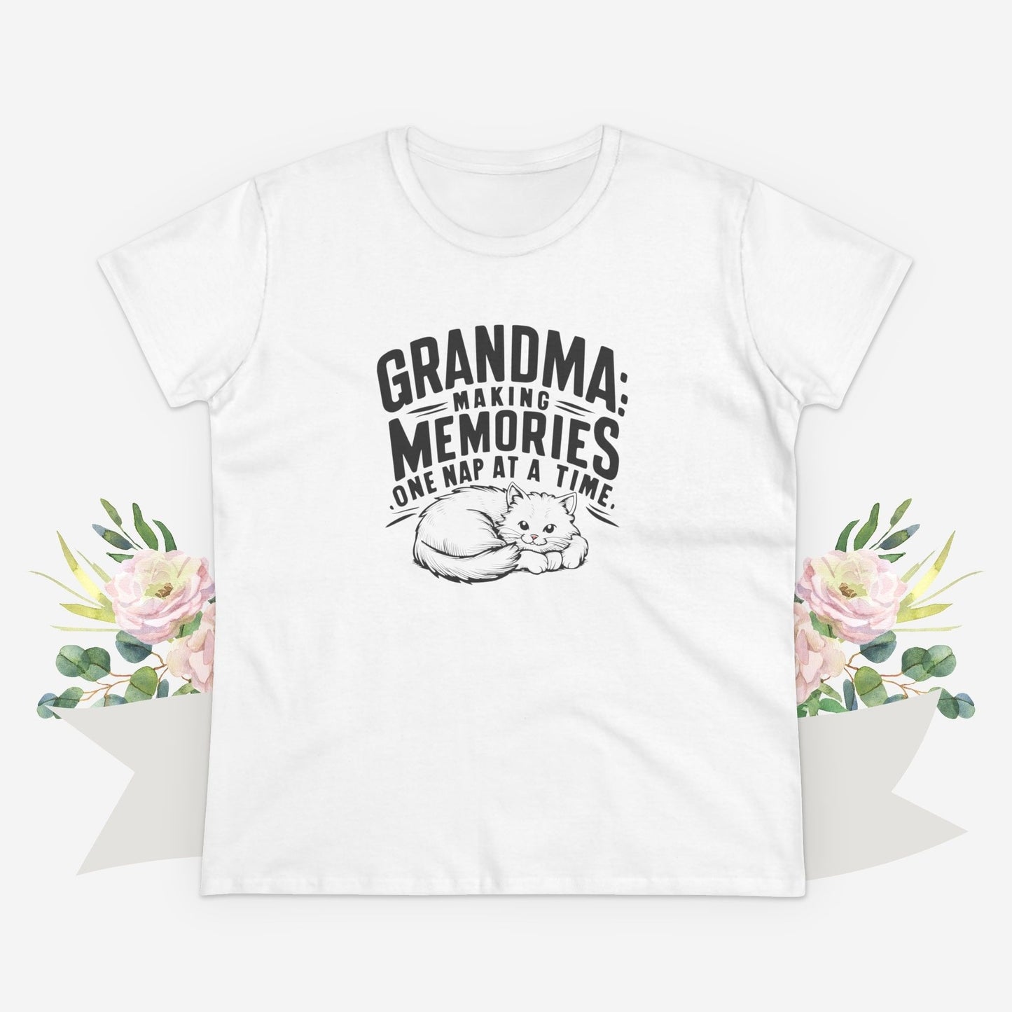 Grandpa Having Memory One Nap A Time  Women Cotton Tshirt