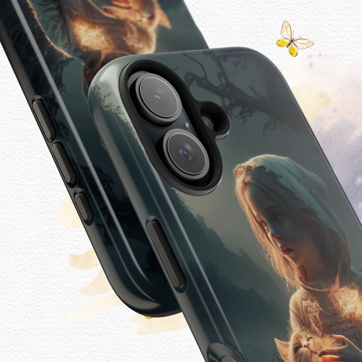 Glitter Guardian Wireless Charging Support Tough Case