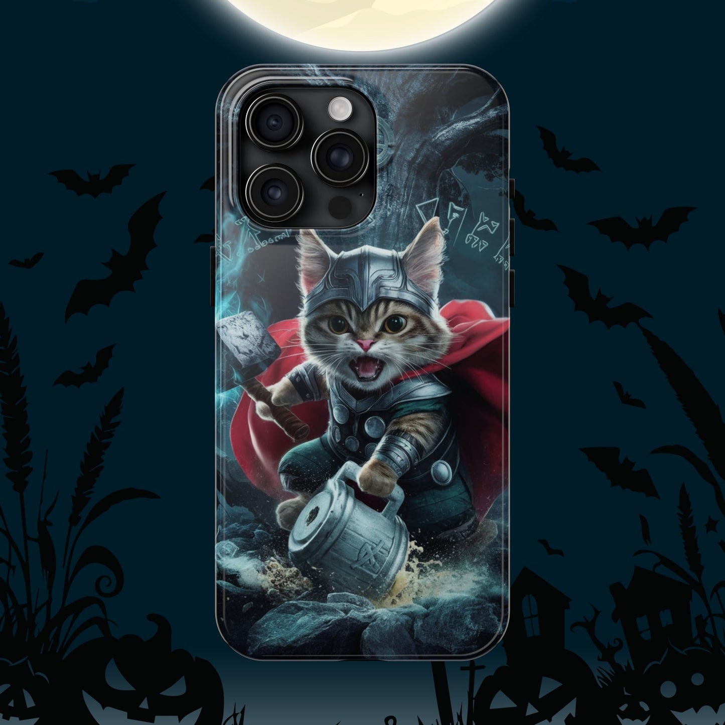 Meow Mjolnir Wireless Charging Support Tough Case