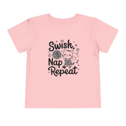 Swish Nap Repeat Toddler Cotton  T-Shirt