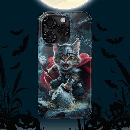 Meow Mjolnir Wireless Charging Support Tough Case