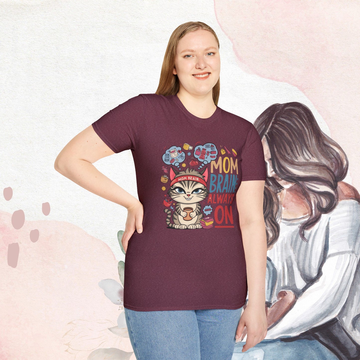 Mom Brain Cotton T-Shirt