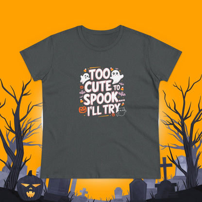 Spooky Delights Women Cotton Tshirt