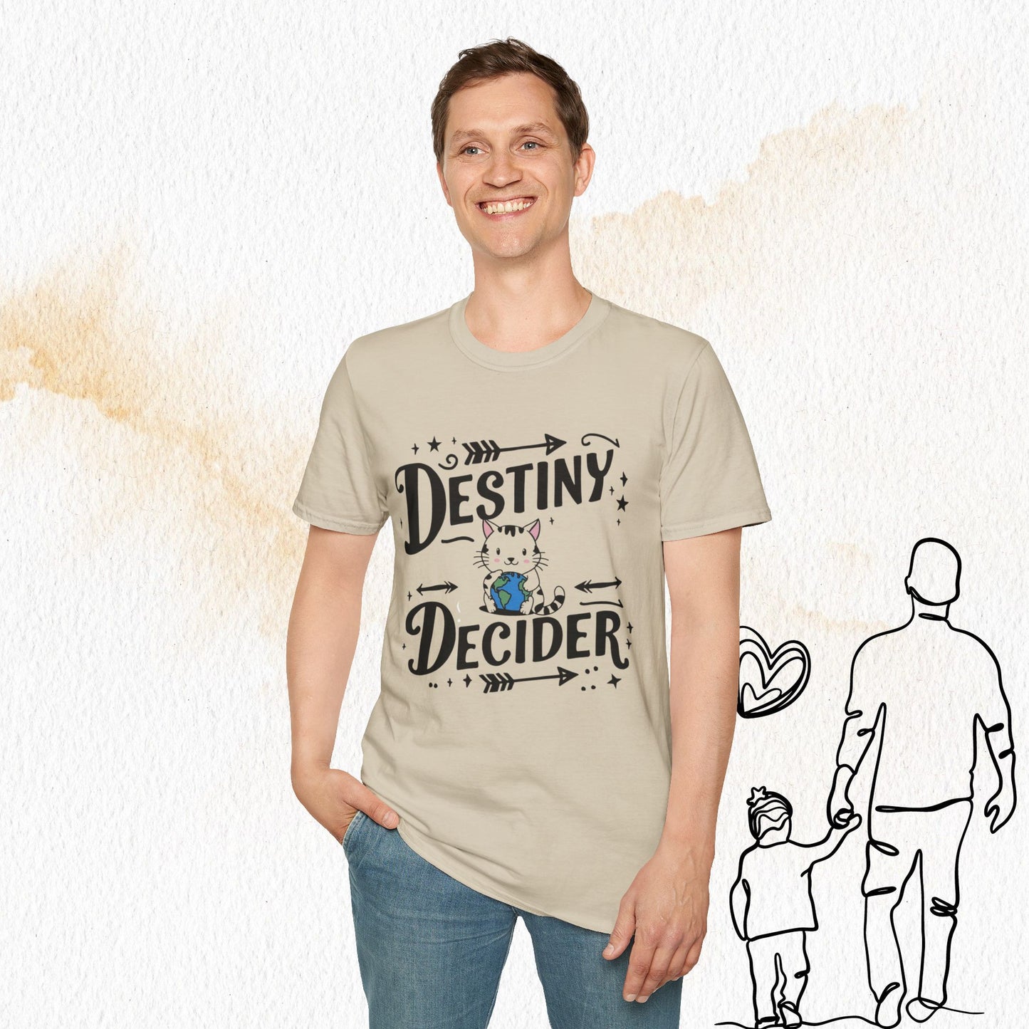 Destiny Decider Cotton Men T-Shirt
