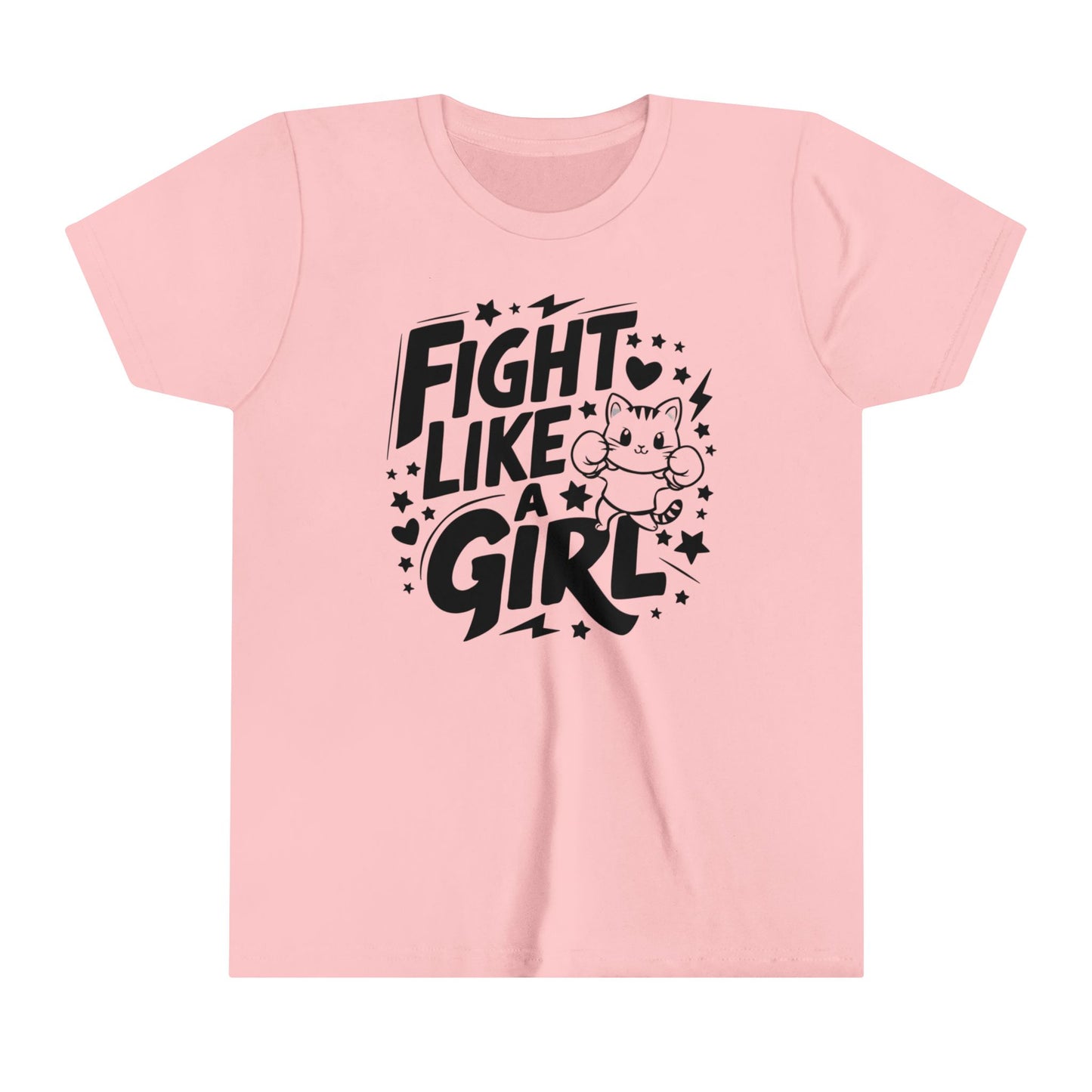 Fight Like Girl Youth Heavy Cotton T-Shirt