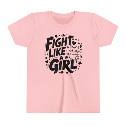 Fight Like Girl Youth Heavy Cotton T-Shirt