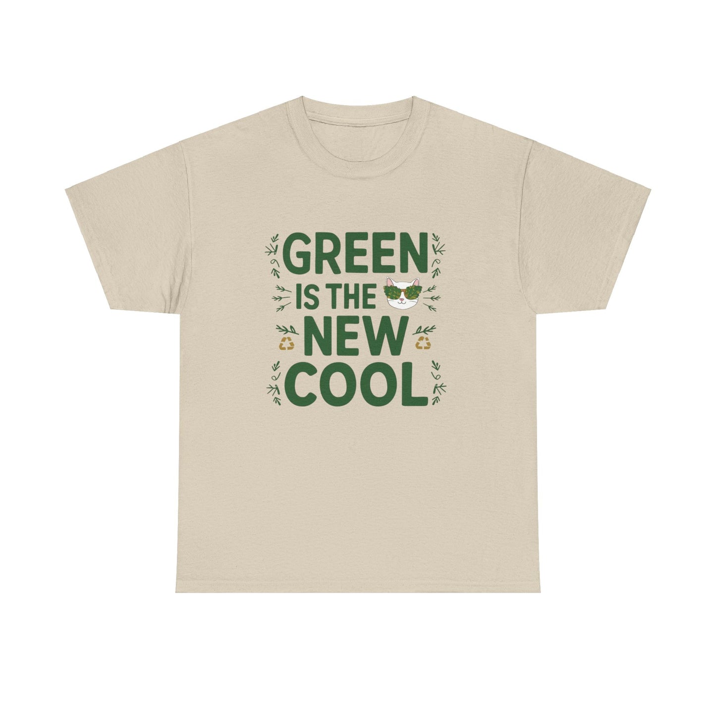 Green Is The New Cool Nature Cotton t Tee