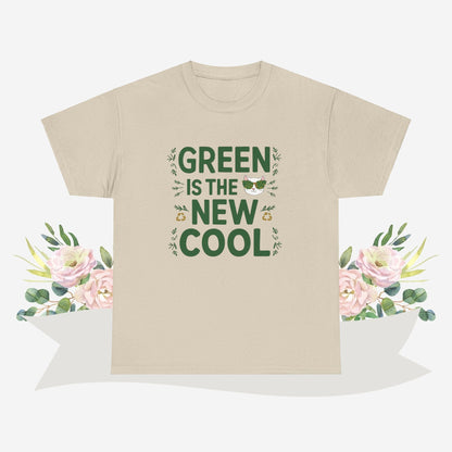 Green Is The New Cool Cotton Tshirt