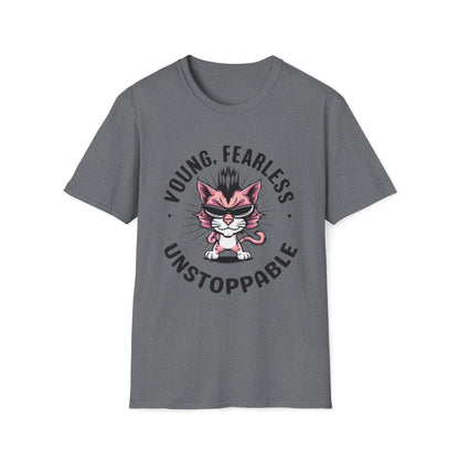 Young Fearless Unstoppable Cotton Men Tee