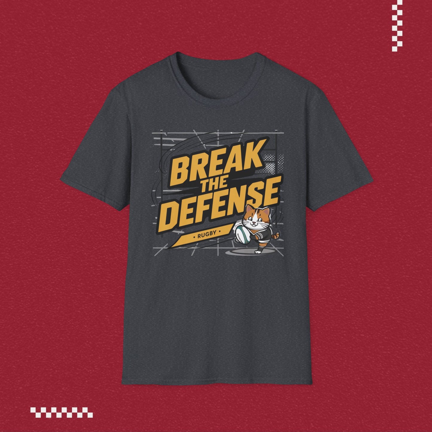 Break The Defence Crew Neck Cotton Men Tshirt