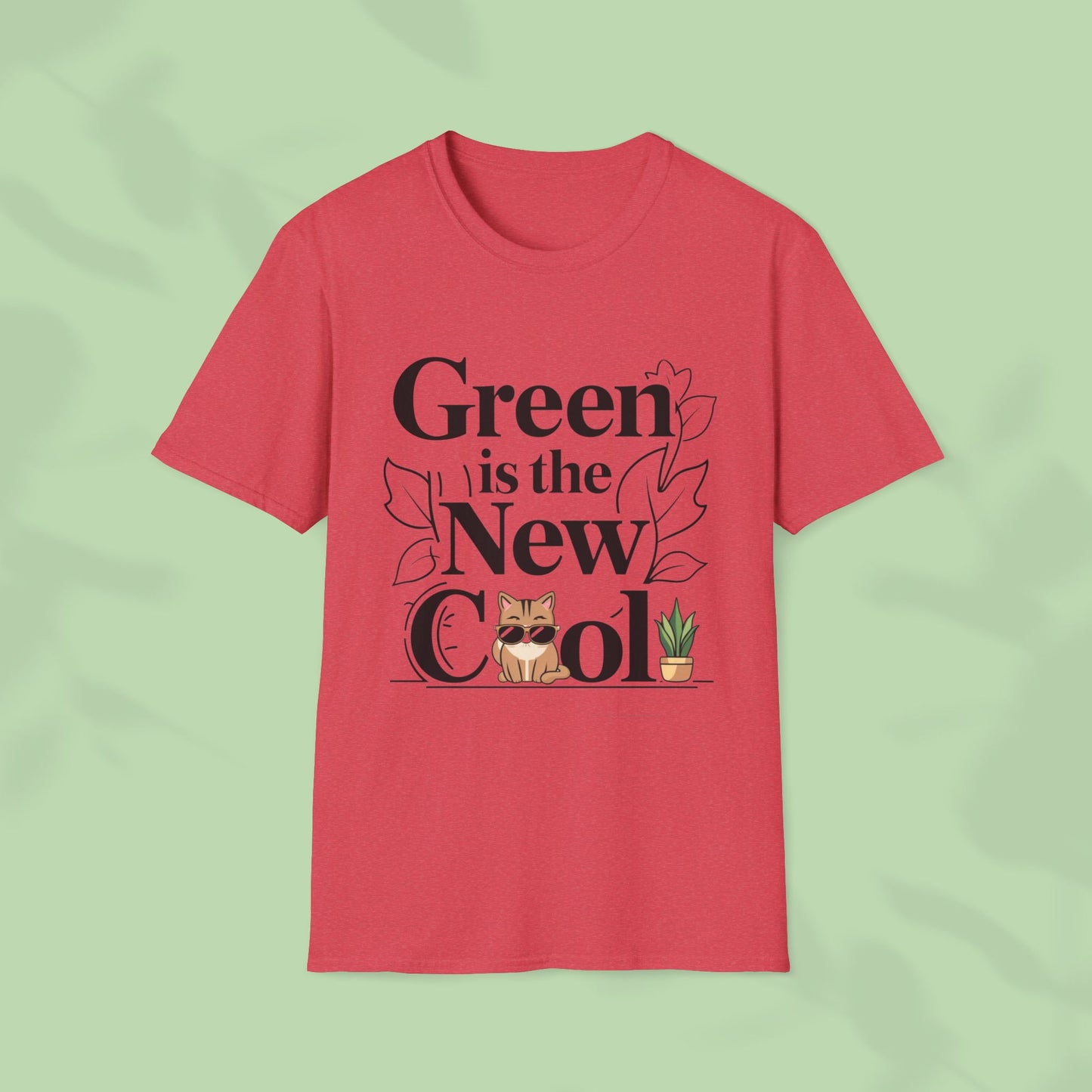 Green Is The New Cool Cotton T-Shirt
