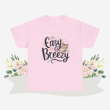 Easy Breezy Idiom Cotton Tshirt