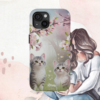 Lavender Lullaby Wireless Charging Support Tough Case