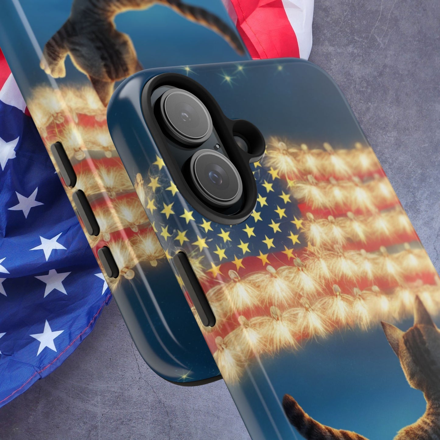 Eagle Eye Wireless Charging Support Tough Case