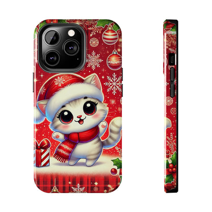 Merry Meows Wireless Charging Support Tough Case