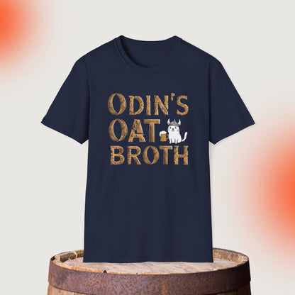 Odin Oat Broth Cotton Crew Neck Men Tshirt