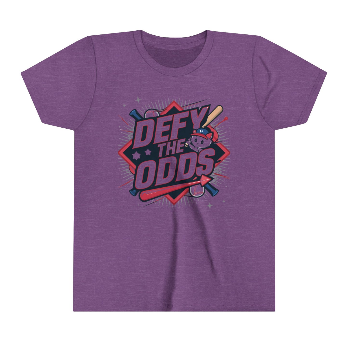 Defy The Odds Youth Heavy Cotton T-Shirt