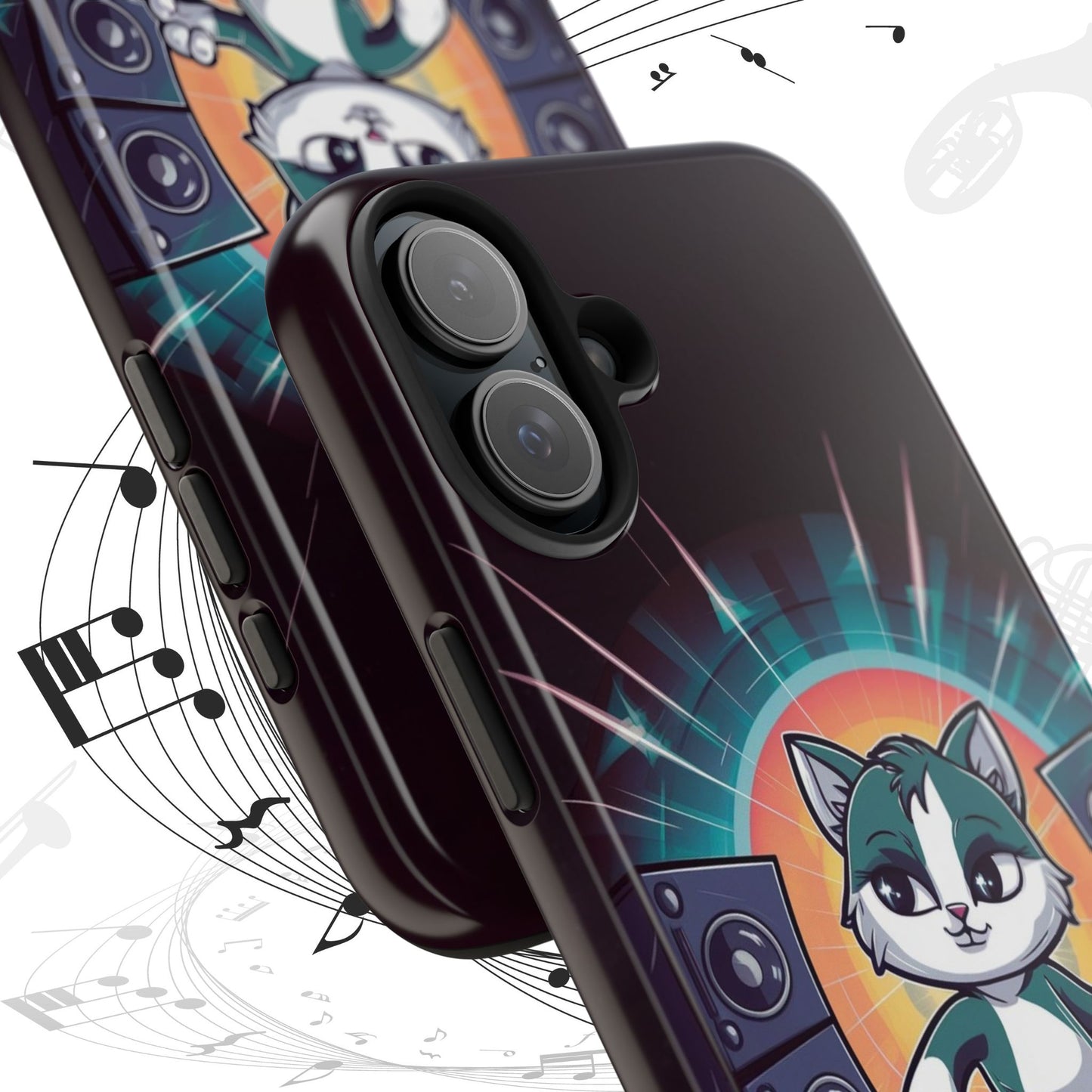 Beat Box Wireless Charging Support Tough Case