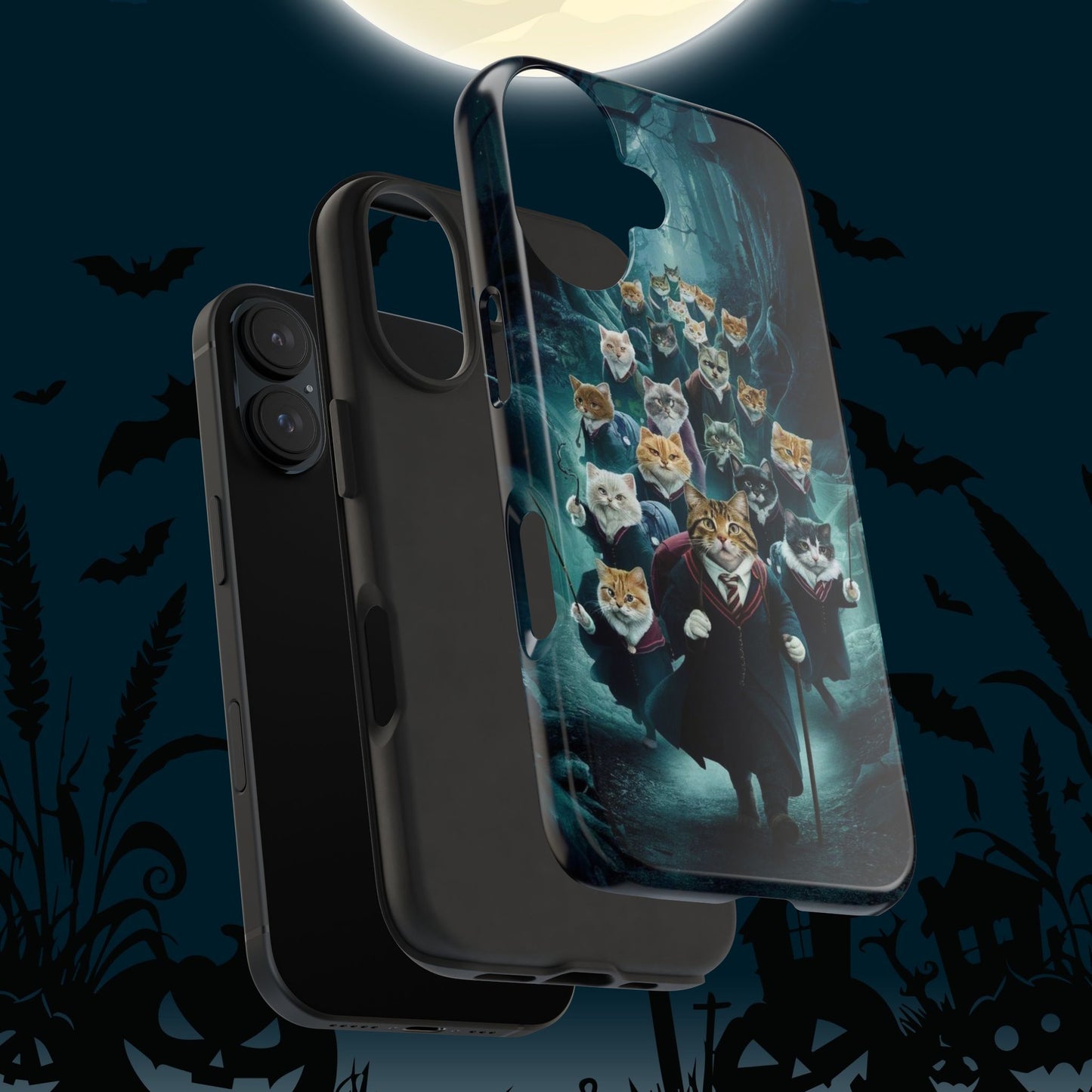 Nine Lives Guard Wireless Charging Support Tough Case