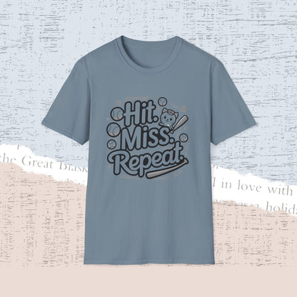 Hit Miss Repeat Cotton Men Tee