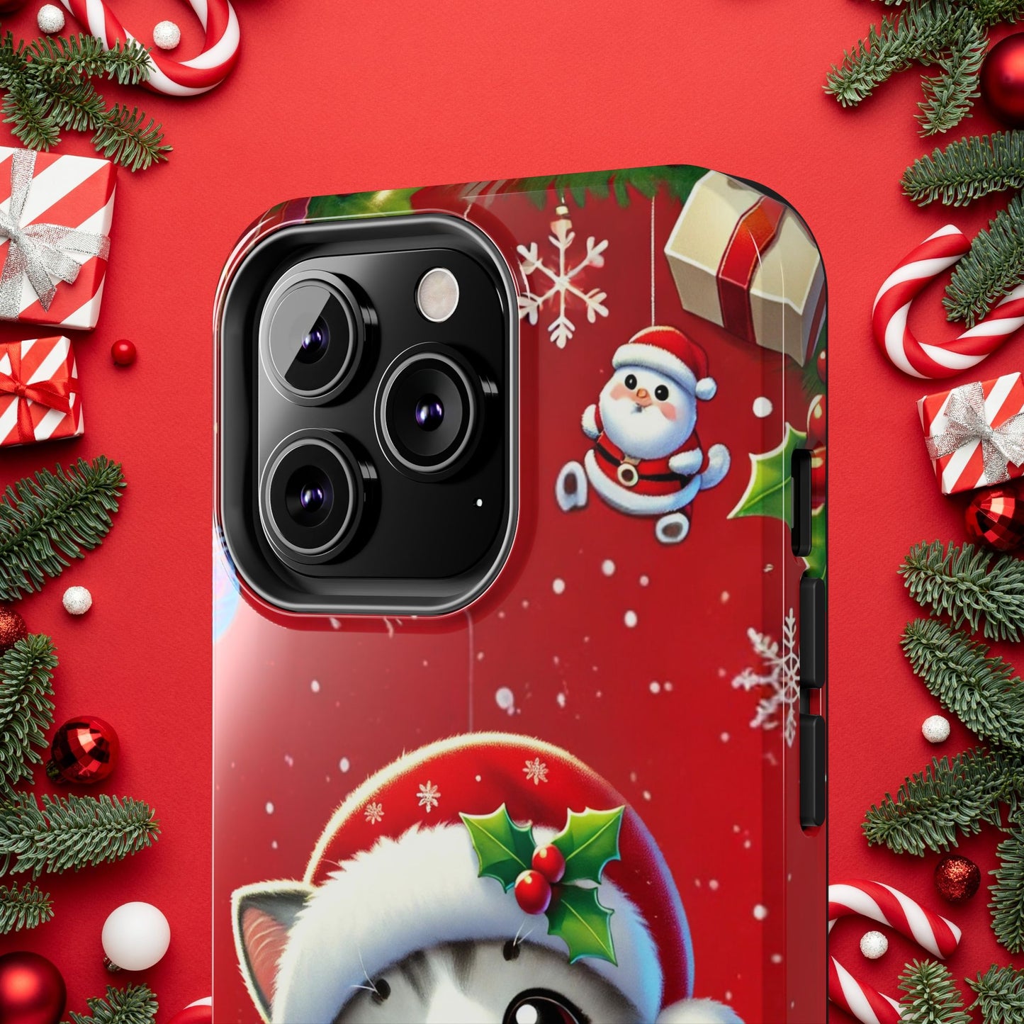 Purrfect Wishes Wireless Charging Support Tough Case