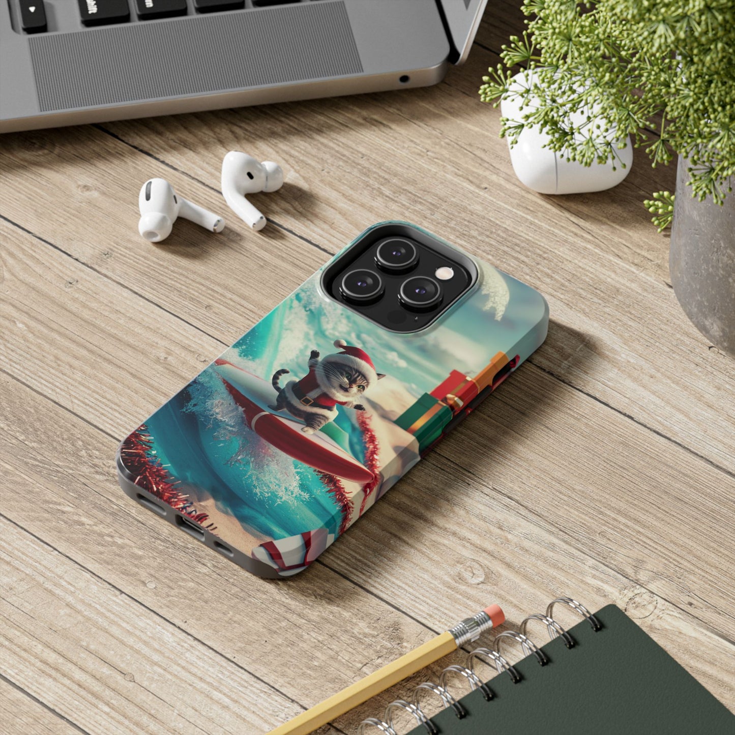 Meow Magic Wireless Charging Support Tough Case.