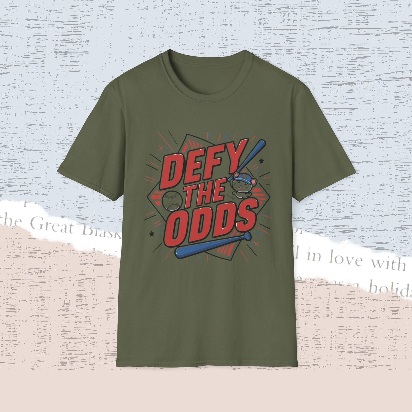 Defy The Odds Cotton Men Tee