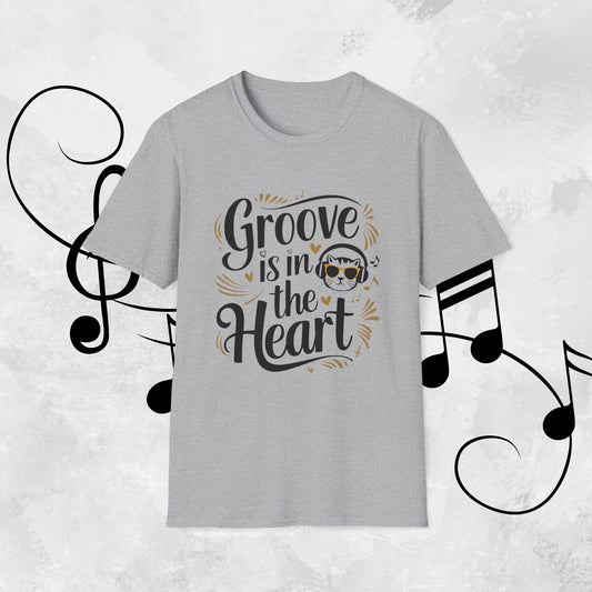 Groove In The Heart Cotton Men Tees