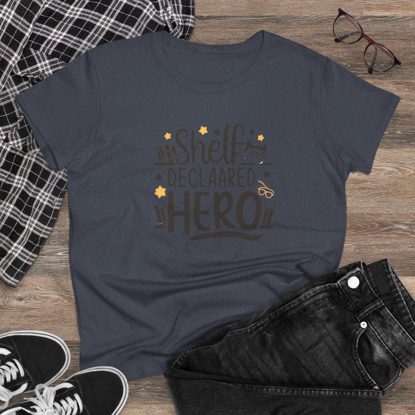 Self Declared Hero Cotton Women Tshirt