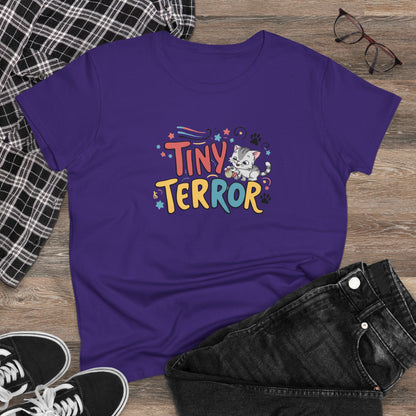 Tinny Terror Women Cotton Tshirt