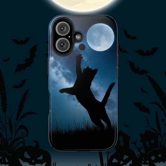Cattastic Courtside Wireless Charging Support Tough Case.