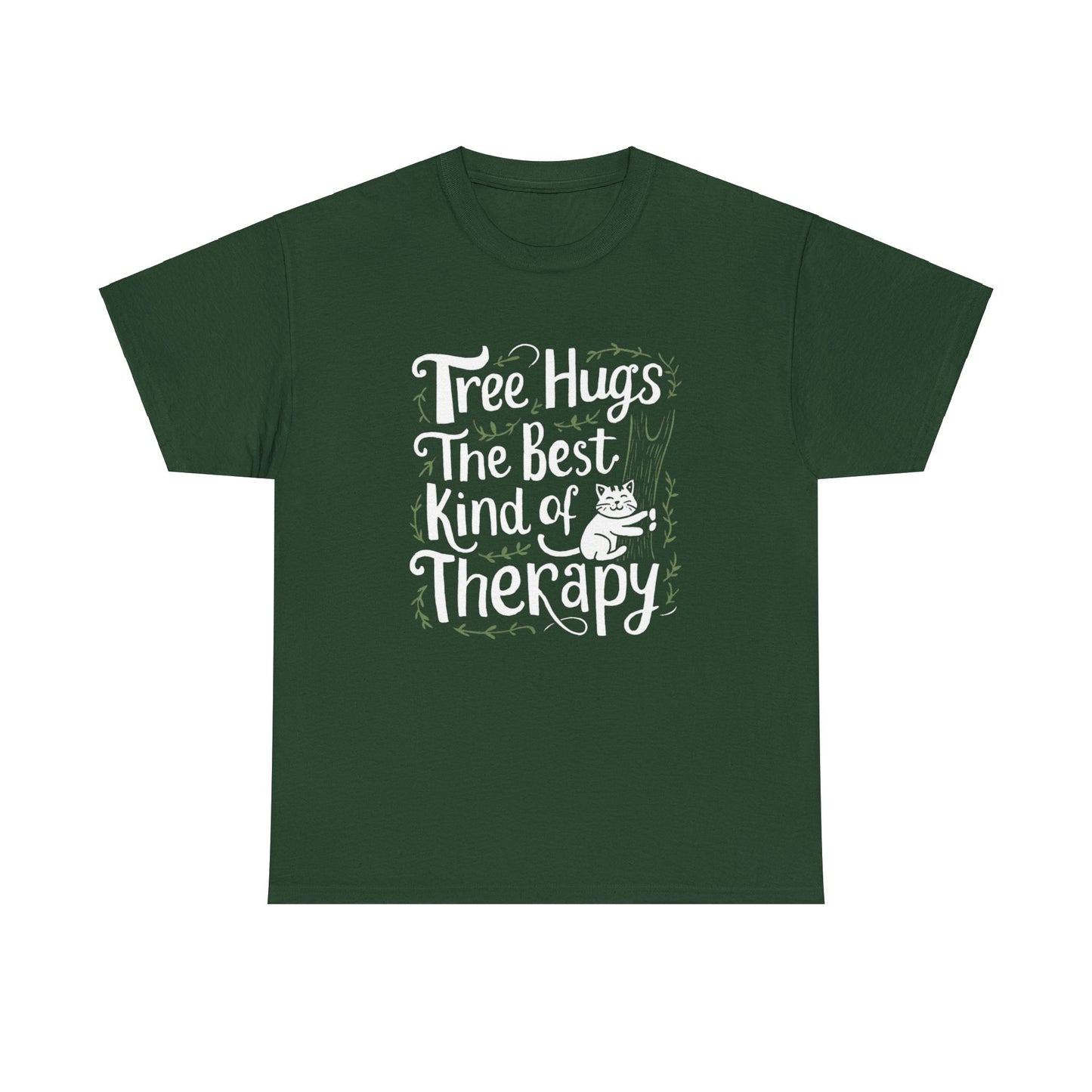 Tree Hug Best Kind of Therapy Cotton T-Shirt