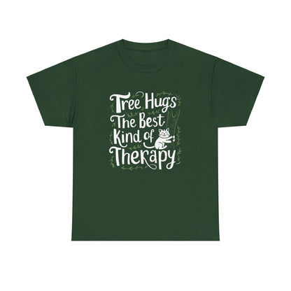 Tree Hug Best Kind of Therapy Cotton T-Shirt