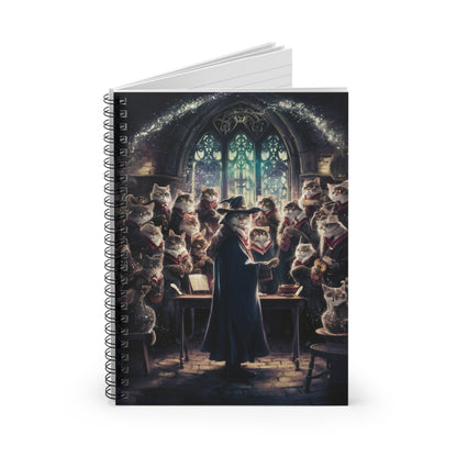 Wand Whispers Ruled Line Notebook