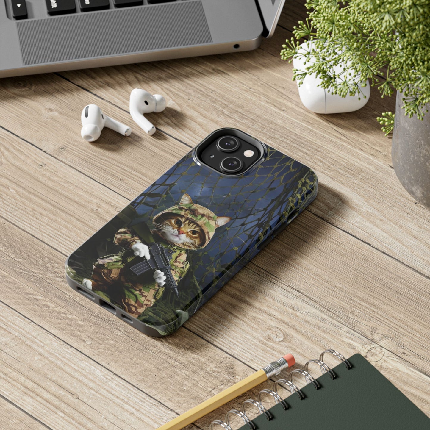 Meowter Armor Wireless Charging Support Tough Case