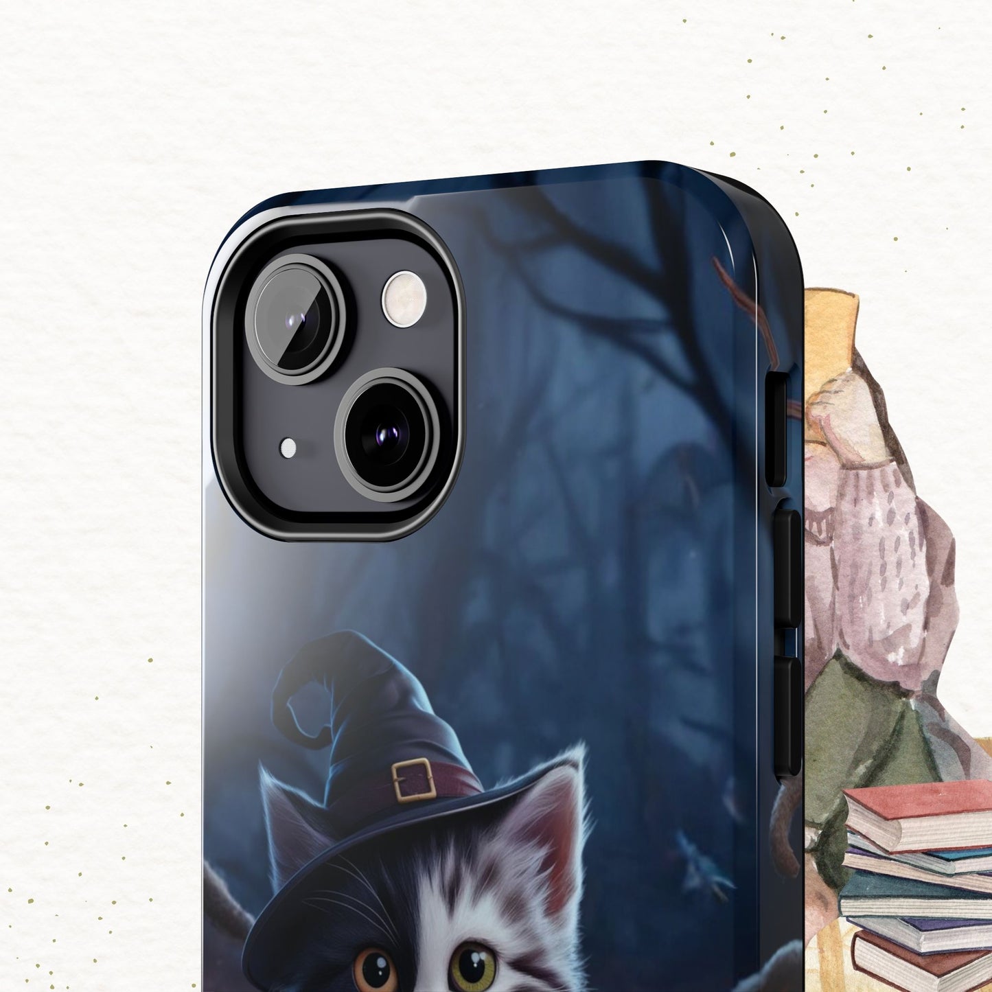 Chrono Catnap Wireless Charging Support Tough Case